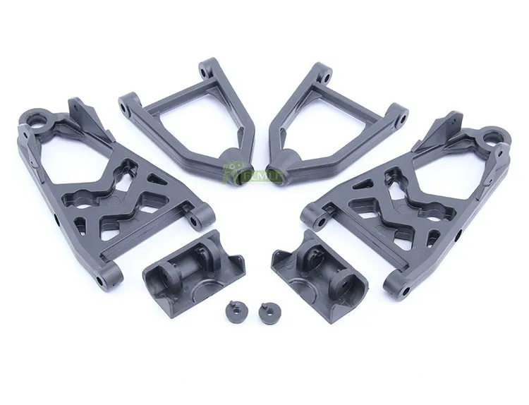 Plastic Upgraded Reinforced Complete Arm Set Front or Rear Suspension Arm Set Fit for 1/5 HPI ROVAN KM BAJA 5B 5T 5SC SS