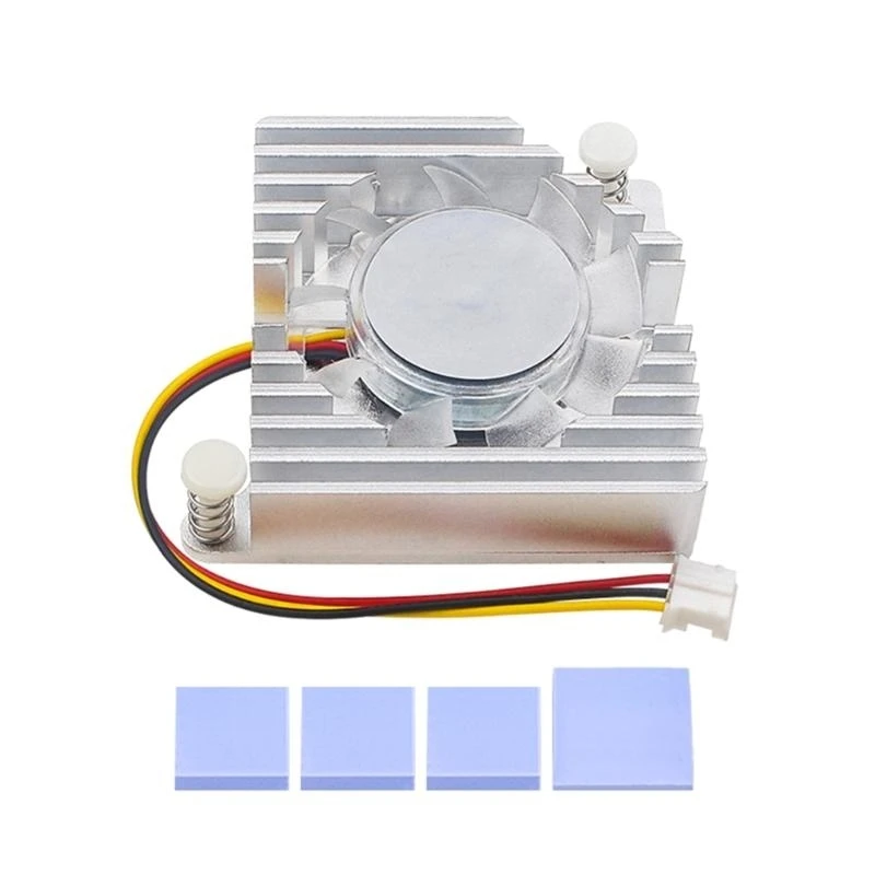 

F3KE Aluminum Heatsink Fast Speed Cooling Fan Cooling Pad for Banana Board