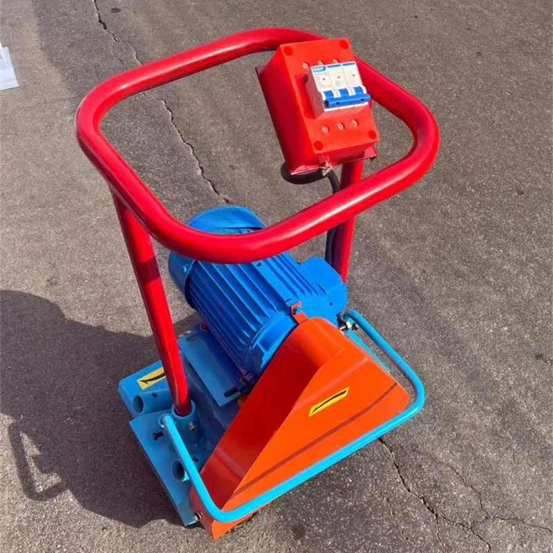 Concrete slag cleaning machine, ground ash cleaning machine, pushed stair step planer, working width: 25cm