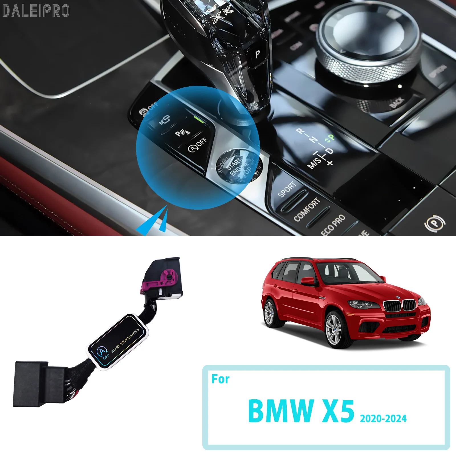 

For BMW X5 G05 2020 2021 2022-2024 Automatic Stop Start Engine System Disable Smart Shut Down Car Auto Start Stop Eliminator