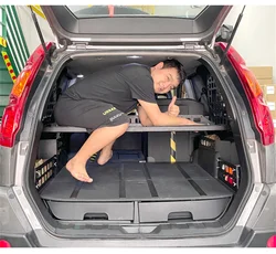 for Nissan X-Trail T31 2008-2013 Modular Storage Panel Shelf Modification Rear Trunk Debris Rack & Storage Box Organizer Tray