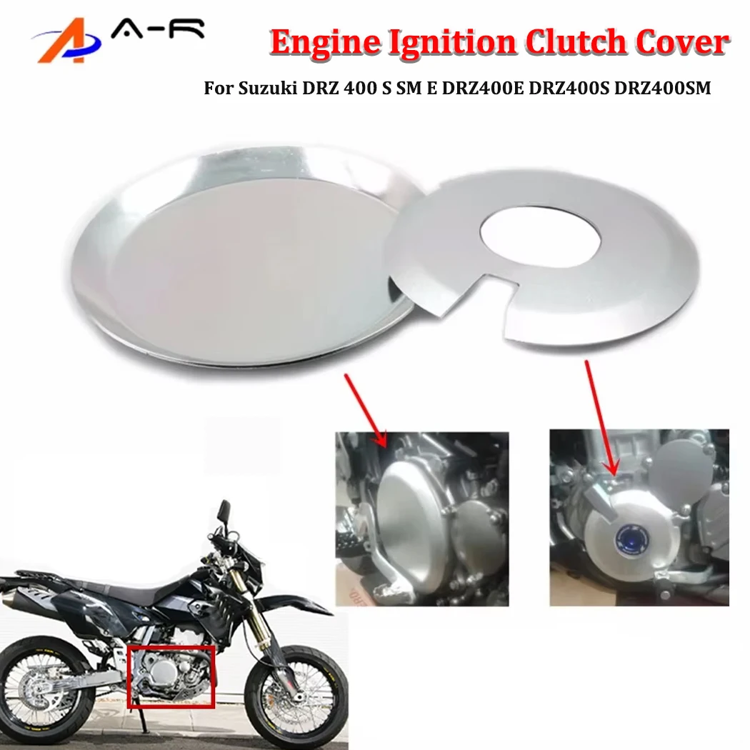 For Suzuki DRZ 400 S SM E DRZ400E DRZ400S DRZ400SM Kawasaki KLX400 Engine Ignition Clutch Cover Case Guards Protector Set ﻿