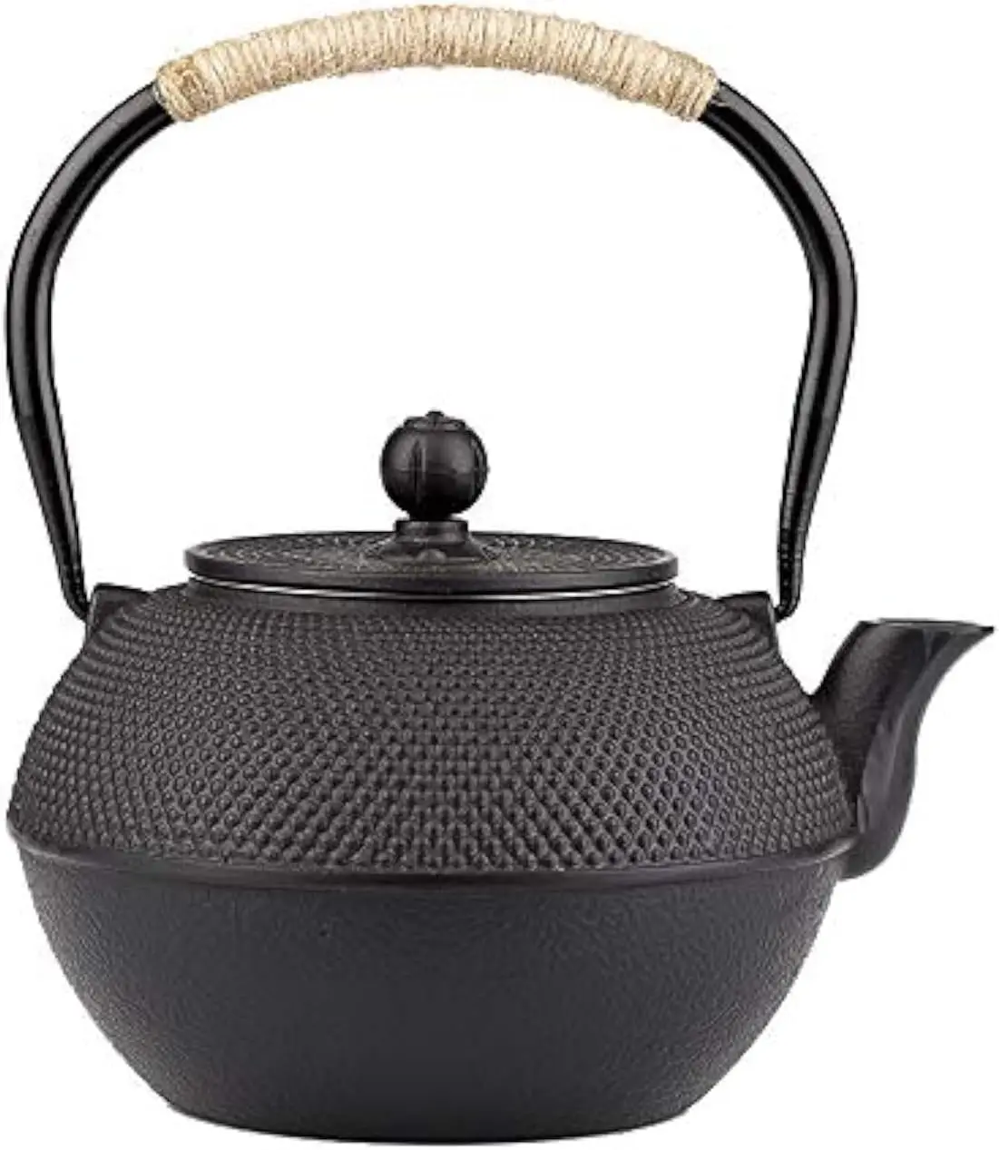 

40.6oz Cast Iron Teapot, Japanese Tetsubin Tea Kettle Stovetop Safe with Infuser, Enameled Interior Gift for Tea Lovers
