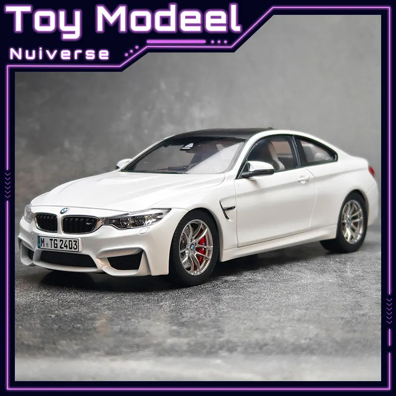 

Модель автомобиля BMW M4 F82 в масштабе 1:18, высокодетализированная, реалистичная, из металлического литого сплава, коллекционная, для мальчиков, идеальный подарок.