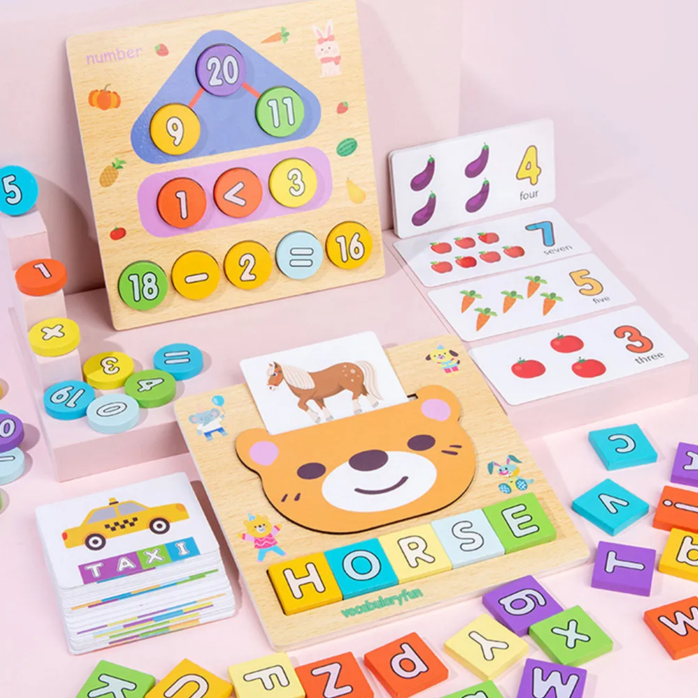 

Пазлы, игрушки для сопоставления слов, обучающие игры для изучения правописания, карточки с буквами алфавита