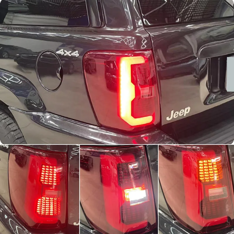 Taillights For Jeep Grand Cherokee 1999 - 2004 Rear Lights Led Car Turn Signal Brake Reverse Indicator