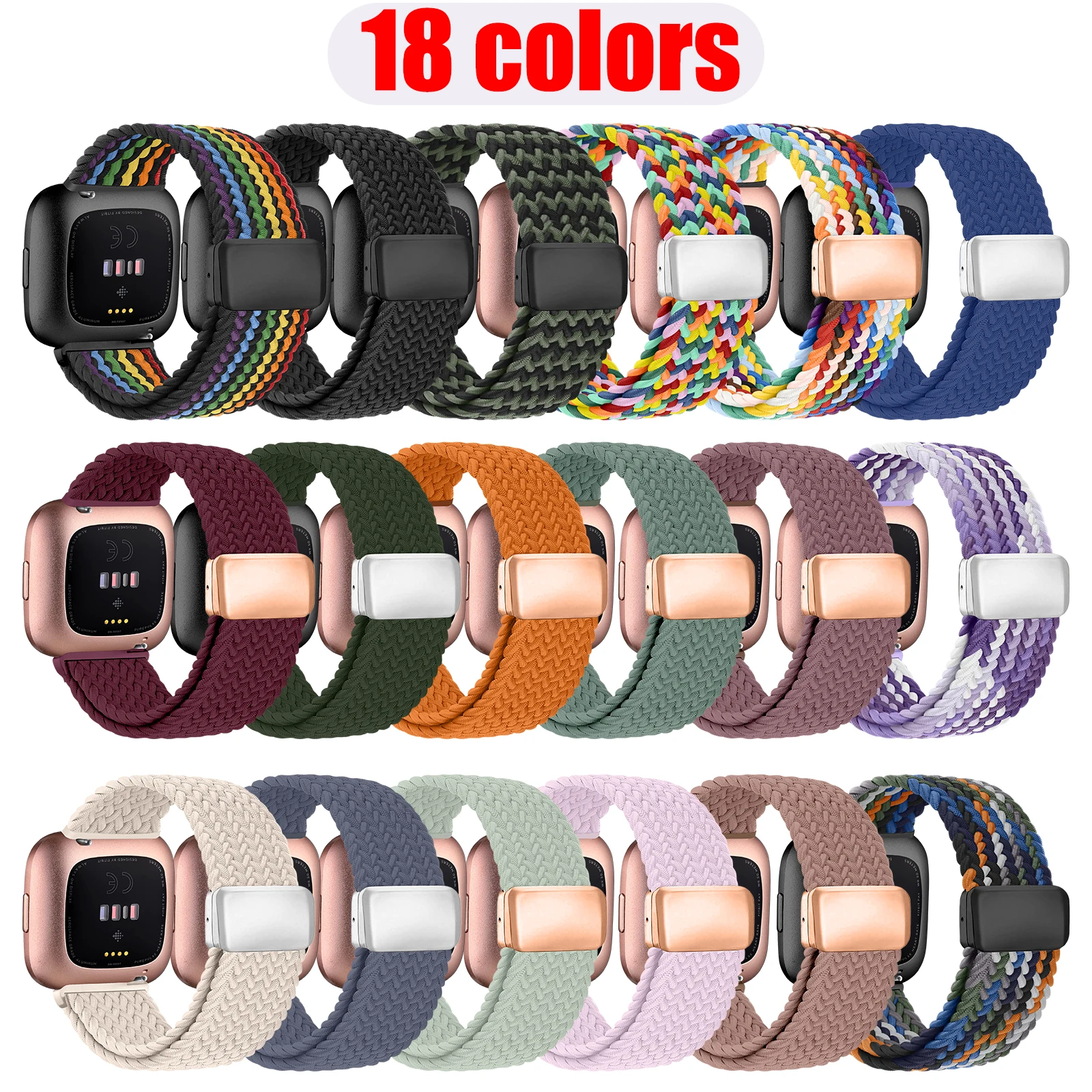 18-Color Woven Magn…