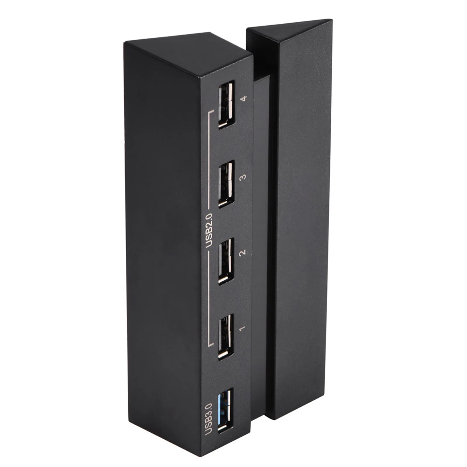 Alta Velocidade Hub Expansão para PS4 Game Console, 5-Port USB Hub 2.0 e 3.0, Adaptador Controlador