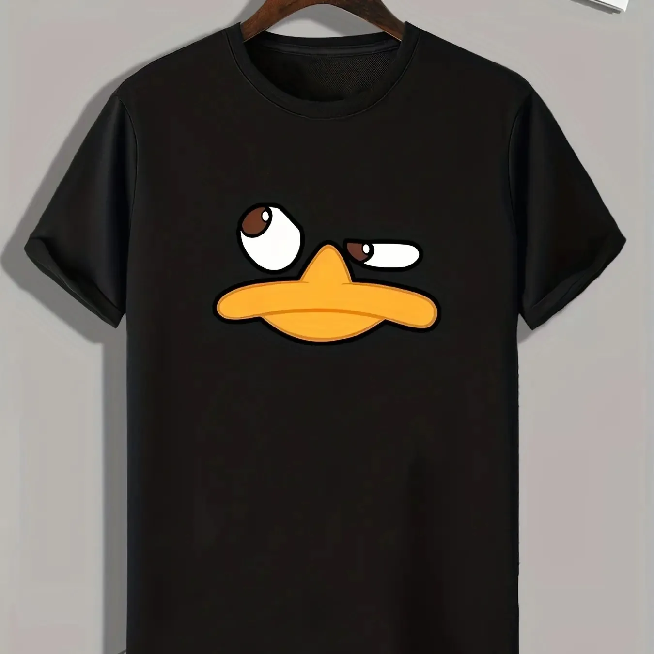 

Футболка унисекс с забавным рисунком Meme Duck Face, повседневная футболка Sassy Winking Expression для мужчин и женщин