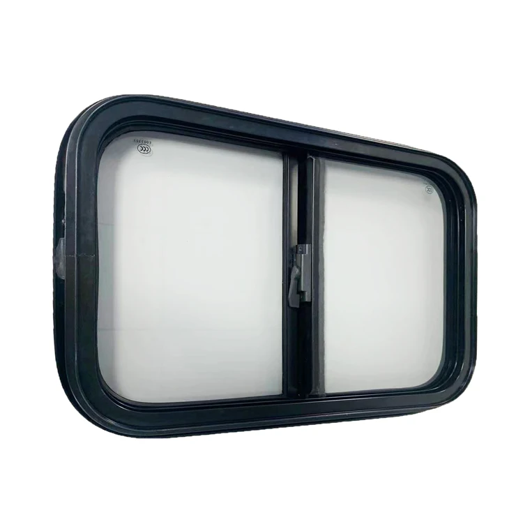 700*400mm RV Window With Tempered Glass, Round Corner, Single Layer Tempered Window RV & Travel Trailer Emergency Exit Window