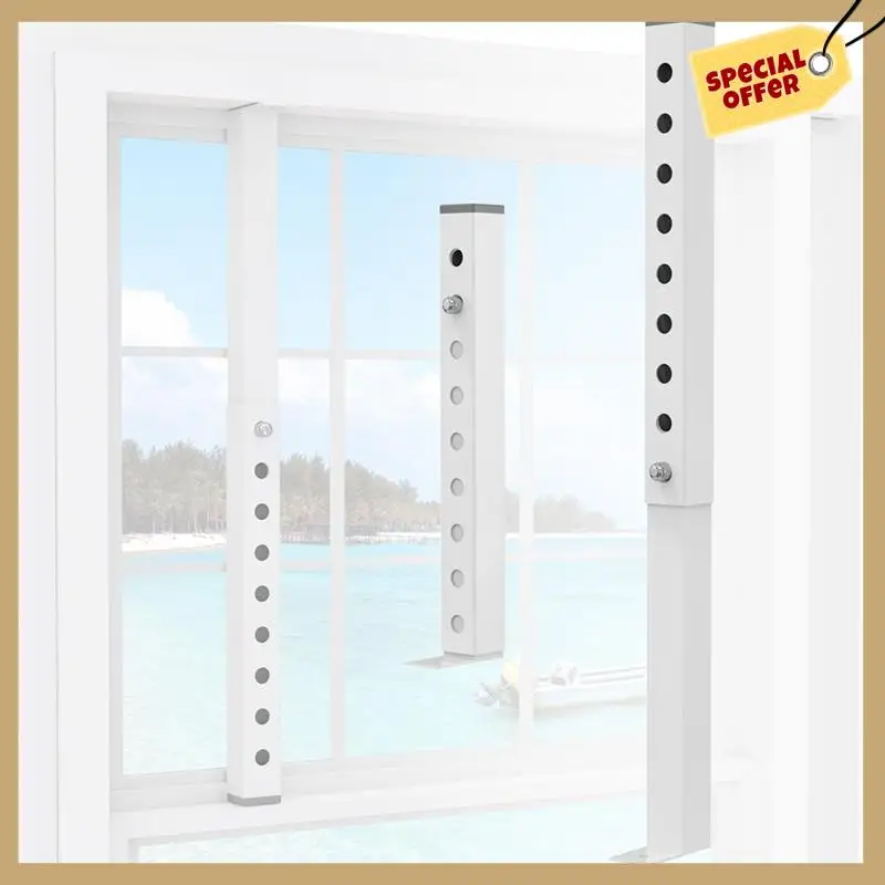 Регулируемый оконный замок переменного тока, защитные планки для небольших окон для безопасности детей, оконные стопоры для вертикальных раздвижных окон-WMAN