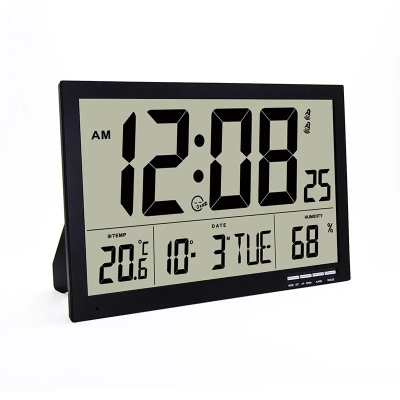 

European and American high definition digital display wall clock, living room bedroom meeting public place lobby alarm