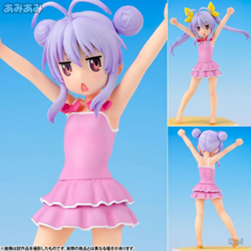 13CM Anime Não Biyori Miyauchi Renge Figura Praia Queens Non 1/10 Maiô ver Modelo Toy Presente Coleção Aciton Figura Boneca Bonito