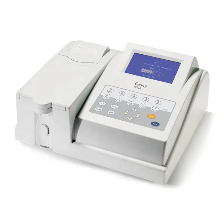 

Good Quality Genrui WP21B Multi-language Touch Screen Semi Automatic Biochemistry Analyzer