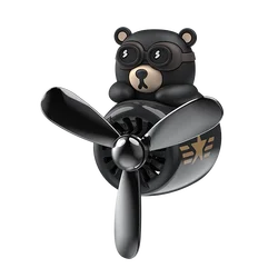 New style Little Bear Pilot Car Air Freshener perfume Automobile Interior Perfume Clip Fragrance Ornament Car Accessories