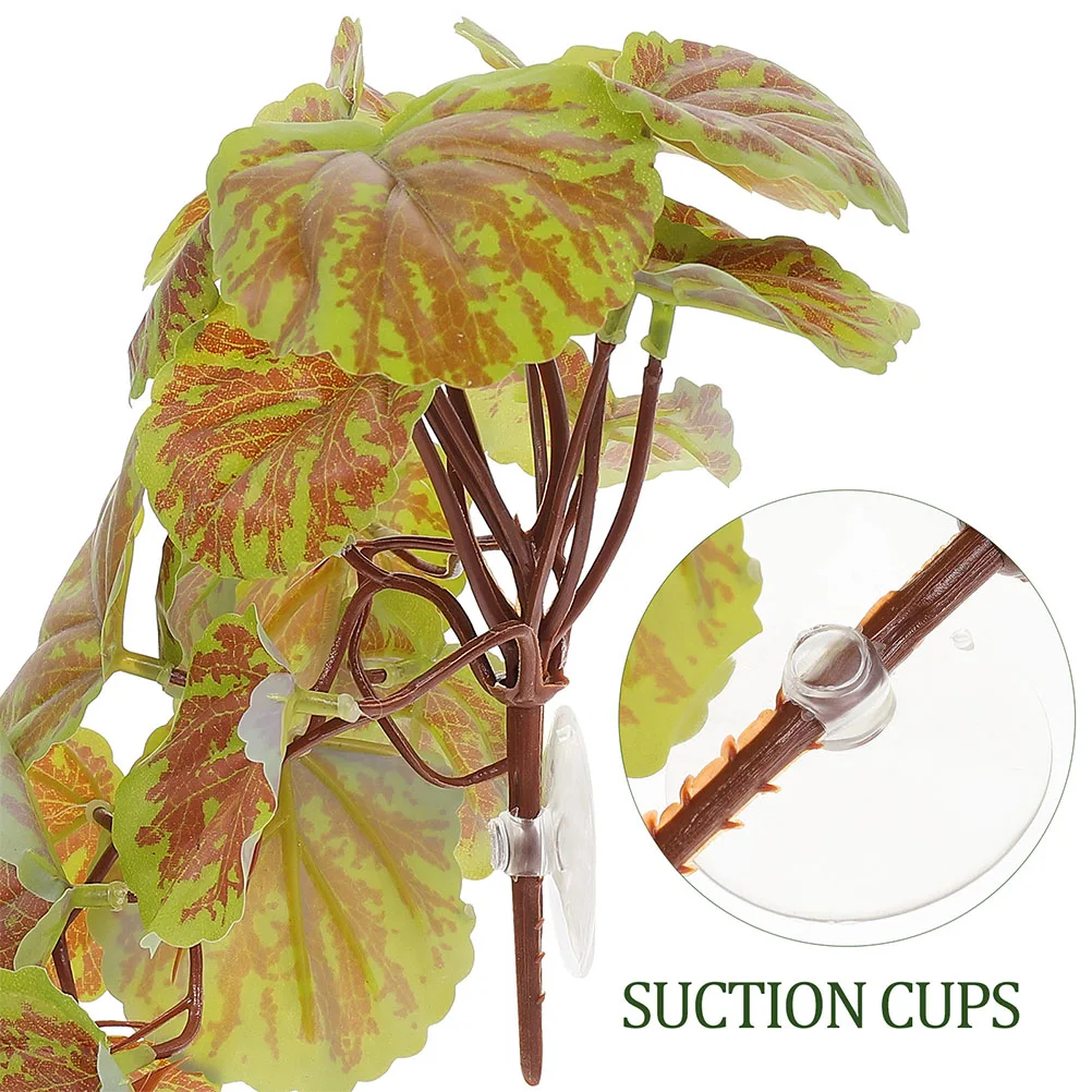 

Artificial Plants Outdoor Hanging Fake Habitat Reptile Tank Decorations Mini Snake Terrarium Work