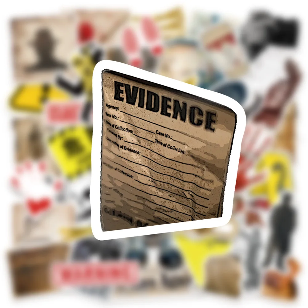 10/50 قطعة ملصقات محقق القتل شخصية الكتابة على الجدران DIY بها بنفسك الغيتار الهاتف المحمول كوب ماء سكيت الشارات مقاوم للماء