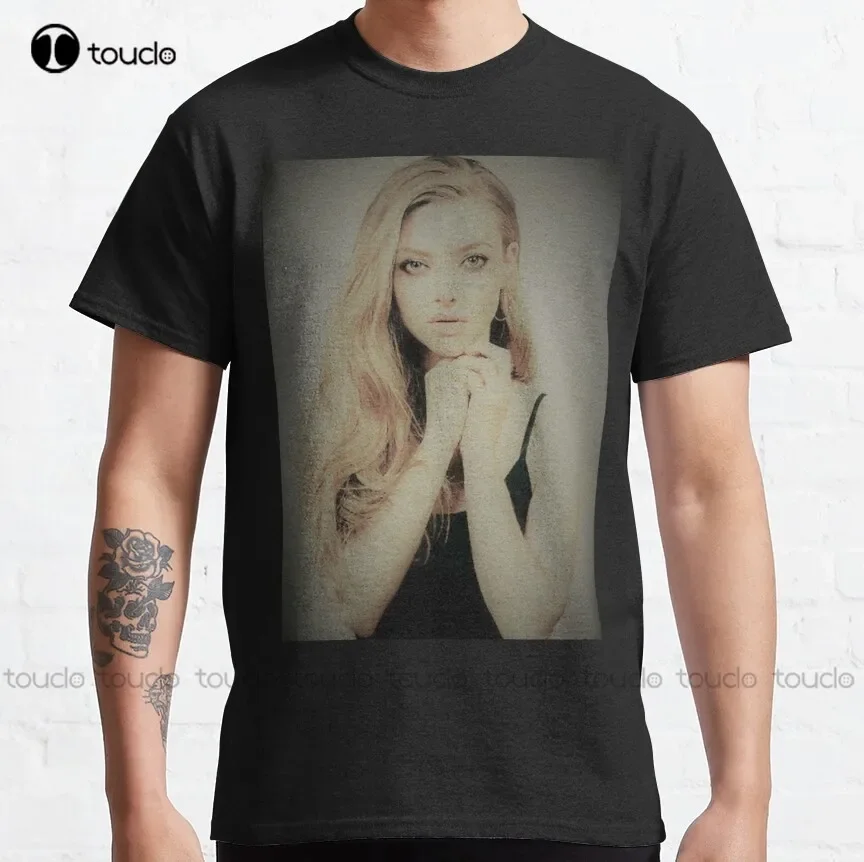 

Классическая футболка Amanda Seyfried Art, рубашка Amanda Seyfried 90-х годов, забавная художественная уличная футболка с героями мультфильмов, Xs-5XL, всесезонные, новые, популярные