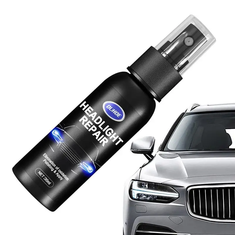 Car Headlight Repair Fluid auto Headlamp Restoration Polishing Kits 30ml Transparent Non-Stick Restoration Agent auto light tool