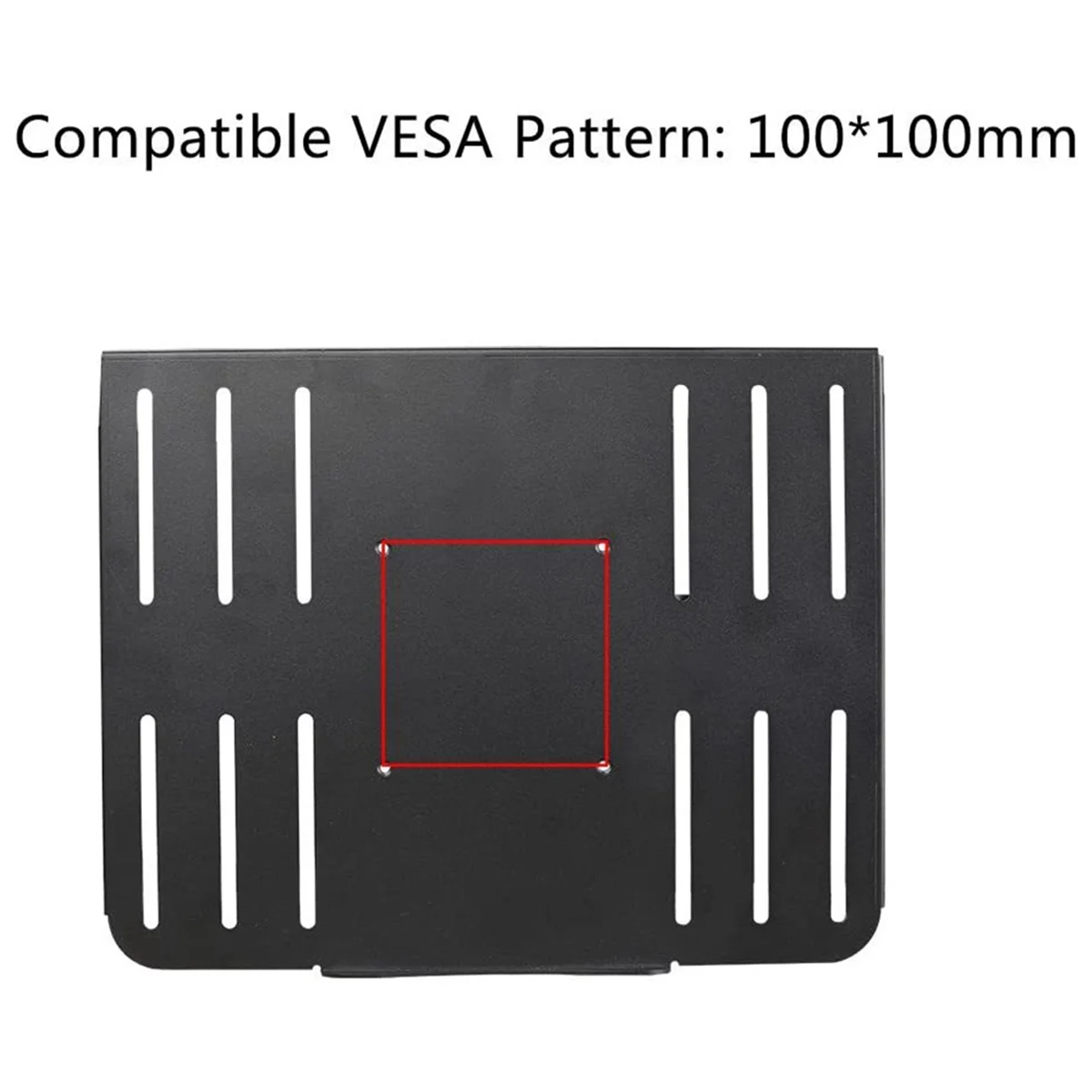 scls-ラップトップトレイ-ラップトップマウントトレイホルダー-モニターアームとスタンド用-100x100mm-取り付け穴-ノートブックホルダー