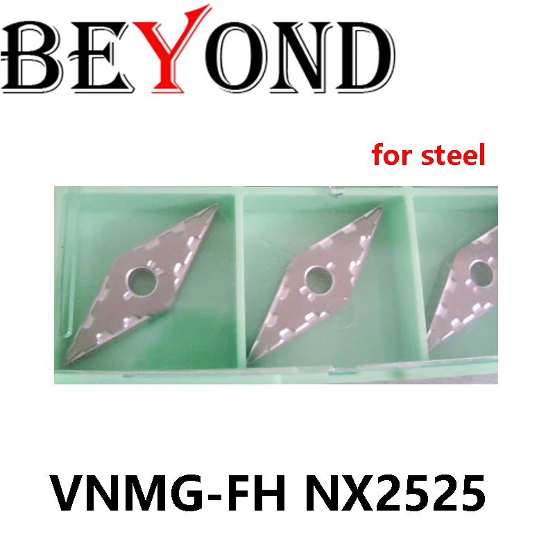 

BEYOND VNMG160402-FH Original VNMG VNMG160402 VNMG160404 NX2525 VNMG160404-FH Cutter Inserts Turning Tools CNC Lathe For Steel