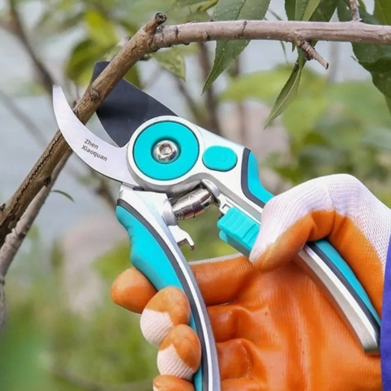 

Профессиональные садовые секаторы: портативные, с нескользящей рукояткой, экономящие усилия ножницы для обрезки фруктовых деревьев, кустов и цветов, садовый инструмент