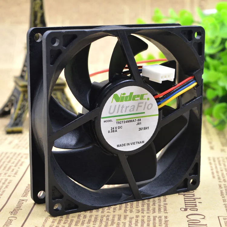 ORIGINAL T92T24MMA7-58 24V 0.08A 9025 VENTILADOR de RESFRIAMENTO DO INVERSOR 9CM