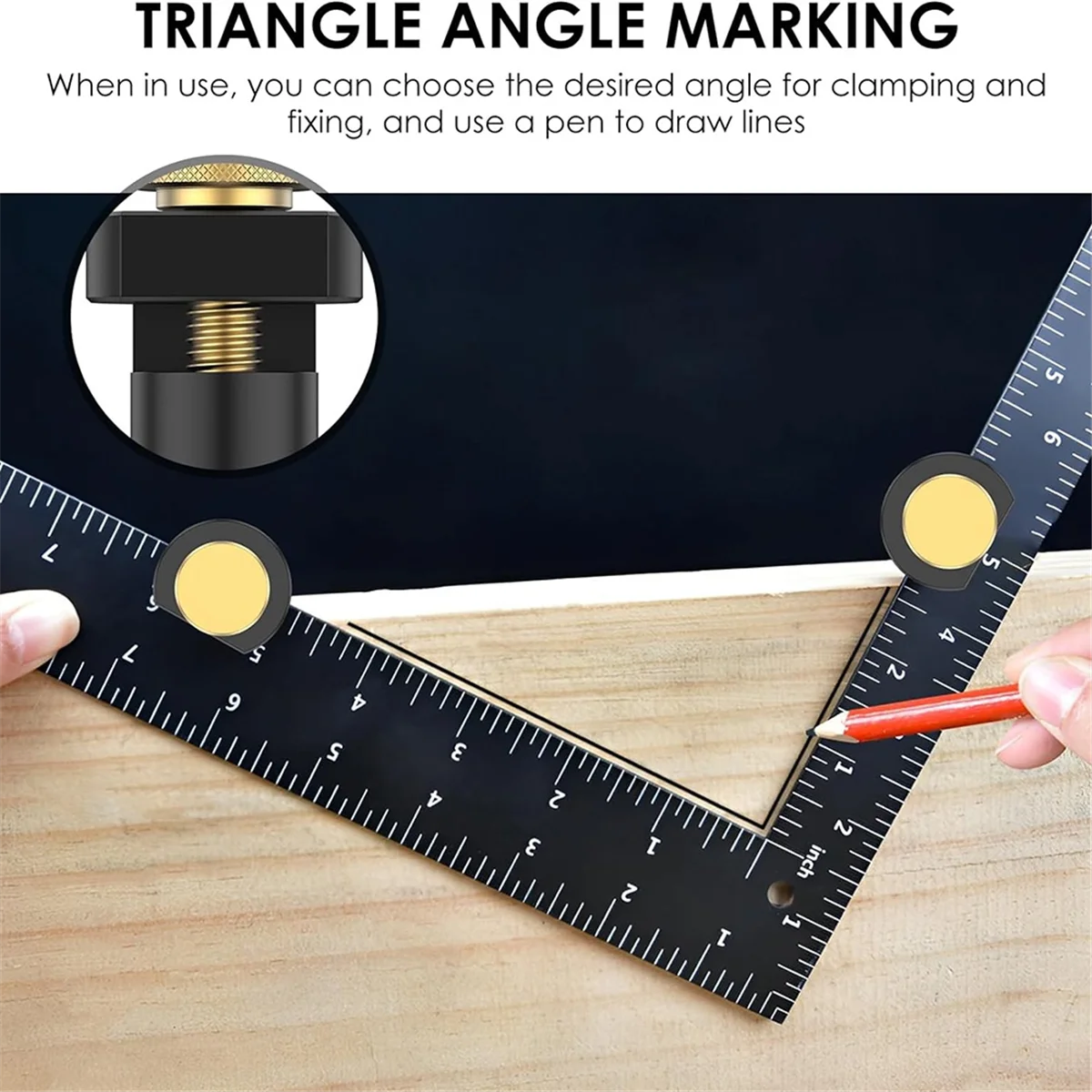 

Versatile Hole Stop,Woodworking Table Stop Carpenter Bench Clamp B