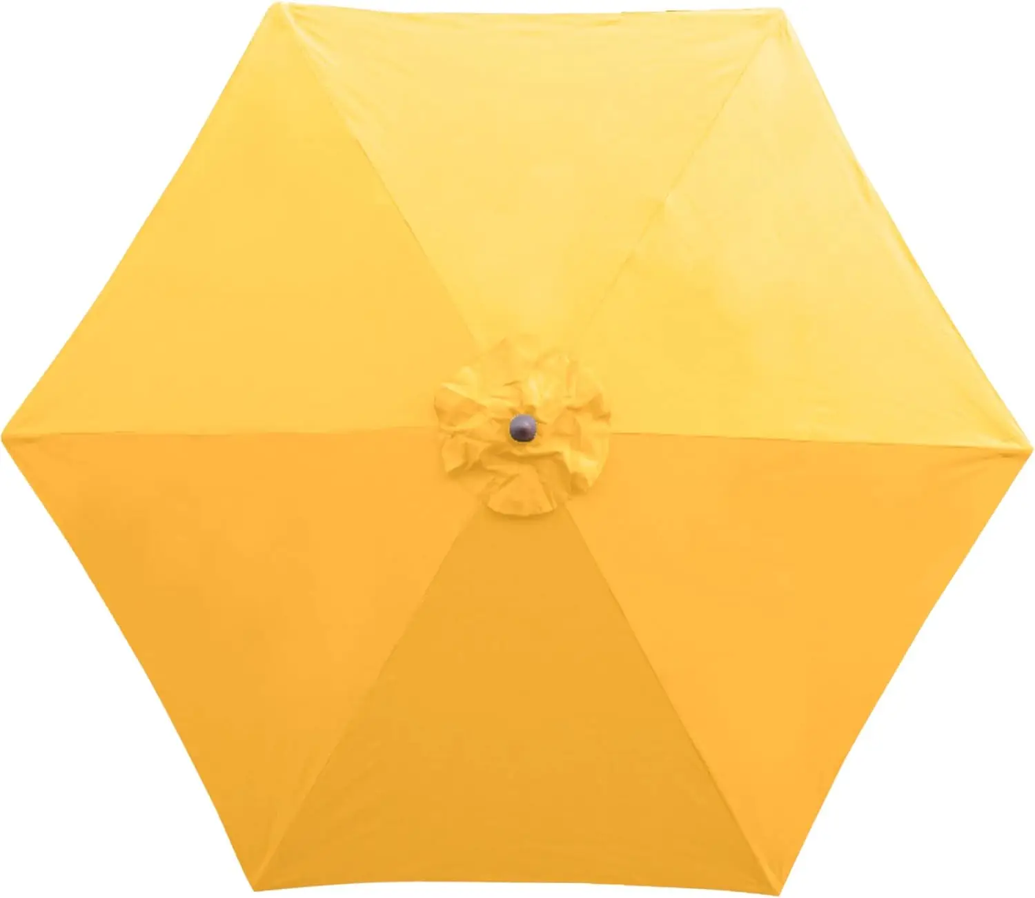 

9ft Replacement Umbrella Canopy for 6 Rib Frames, UV-Protected Olefin, Yellow