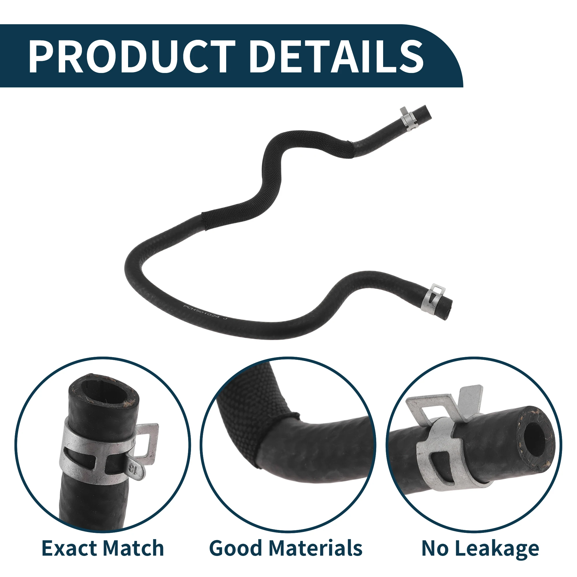 

UXCELL Шланг радиатора Шланг обогревателя Выпускной шланг радиатора No PCH501024 для Land Rover Discovery 4 2016, резиновая труба охлаждающей жидкости