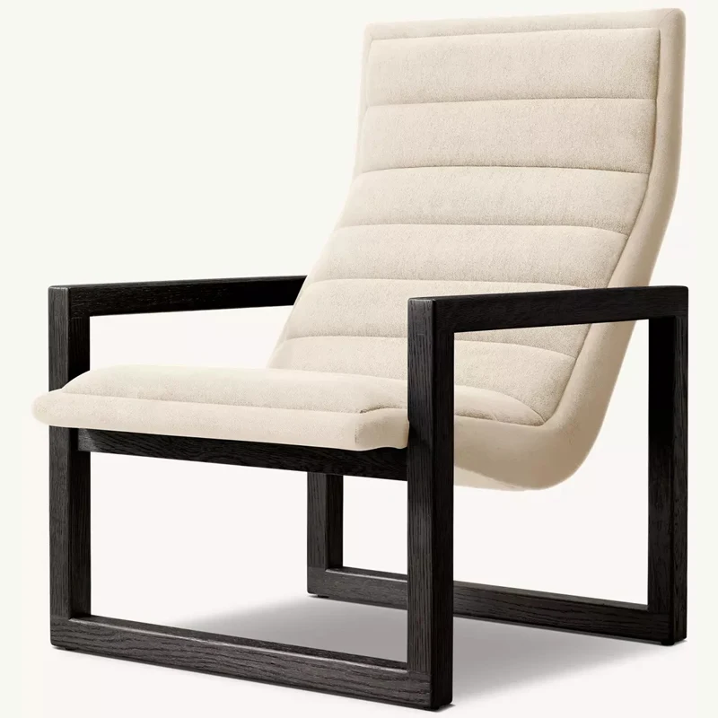 

Light luxury high-end villa art leisure chair study bedroom lazy leisure chair fashion cushion with armrest