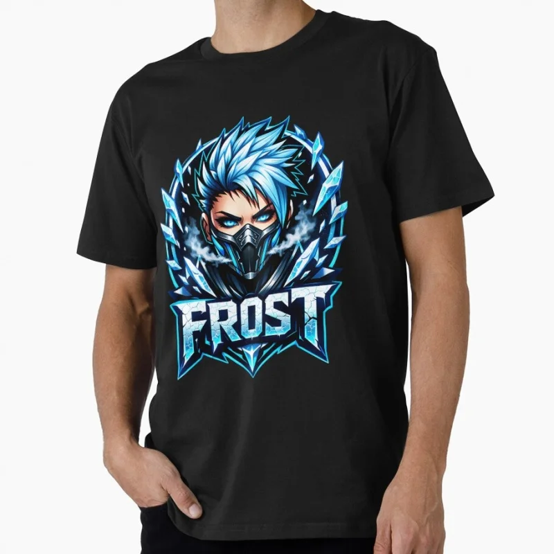 Mortal Kombat - Frost 0501 Retro Video Game MK Gift for gamer 100% cotton Short Sleeve Graphic T-Shirt All size tee S-6XL