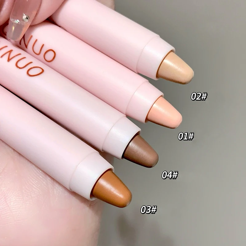 色補正コンシーラーファンデーションスティックメイクアップホワイトブラウンフェイス輪郭スティックナチュラルマットハイライター鼻シャドウペン