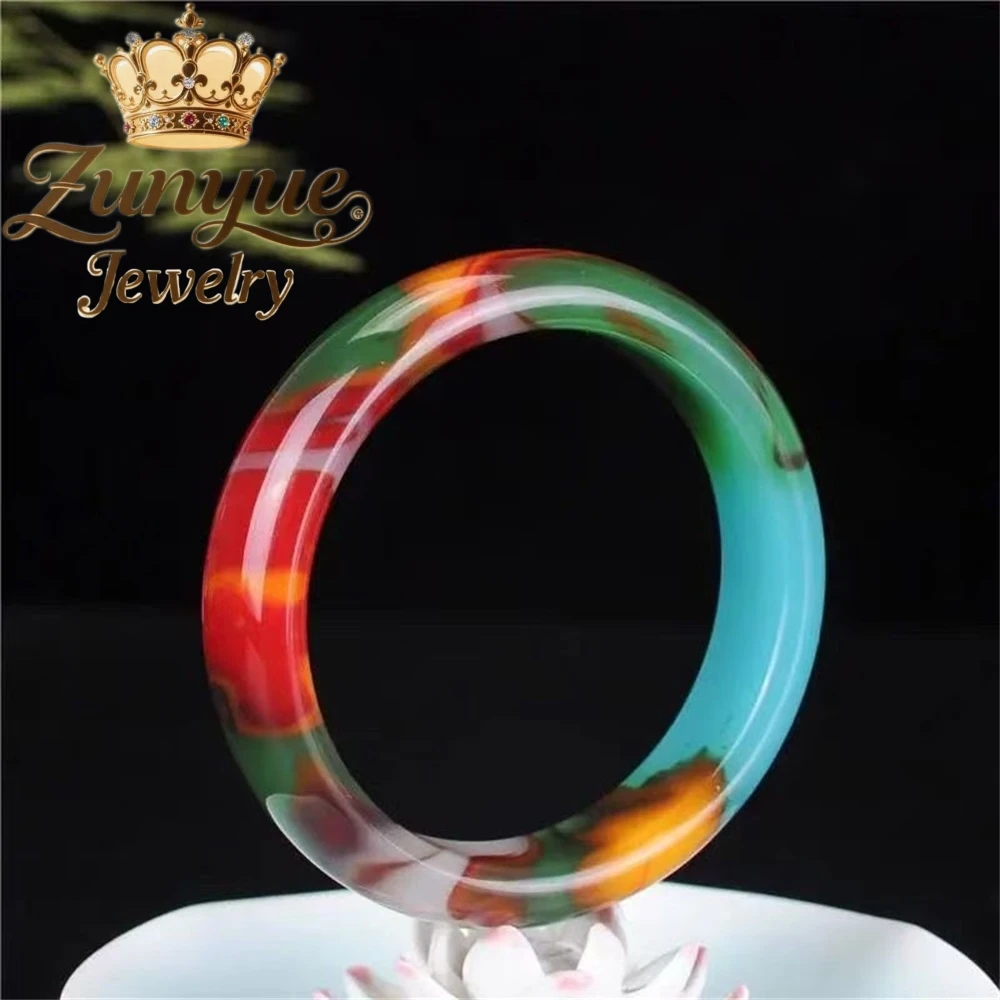

Natural Hetian Jade, Seven - Color Jade, High - End Jade Bracelet, Jade And Jade Bracelet Best Selling Fashion Jewelry Exquisite