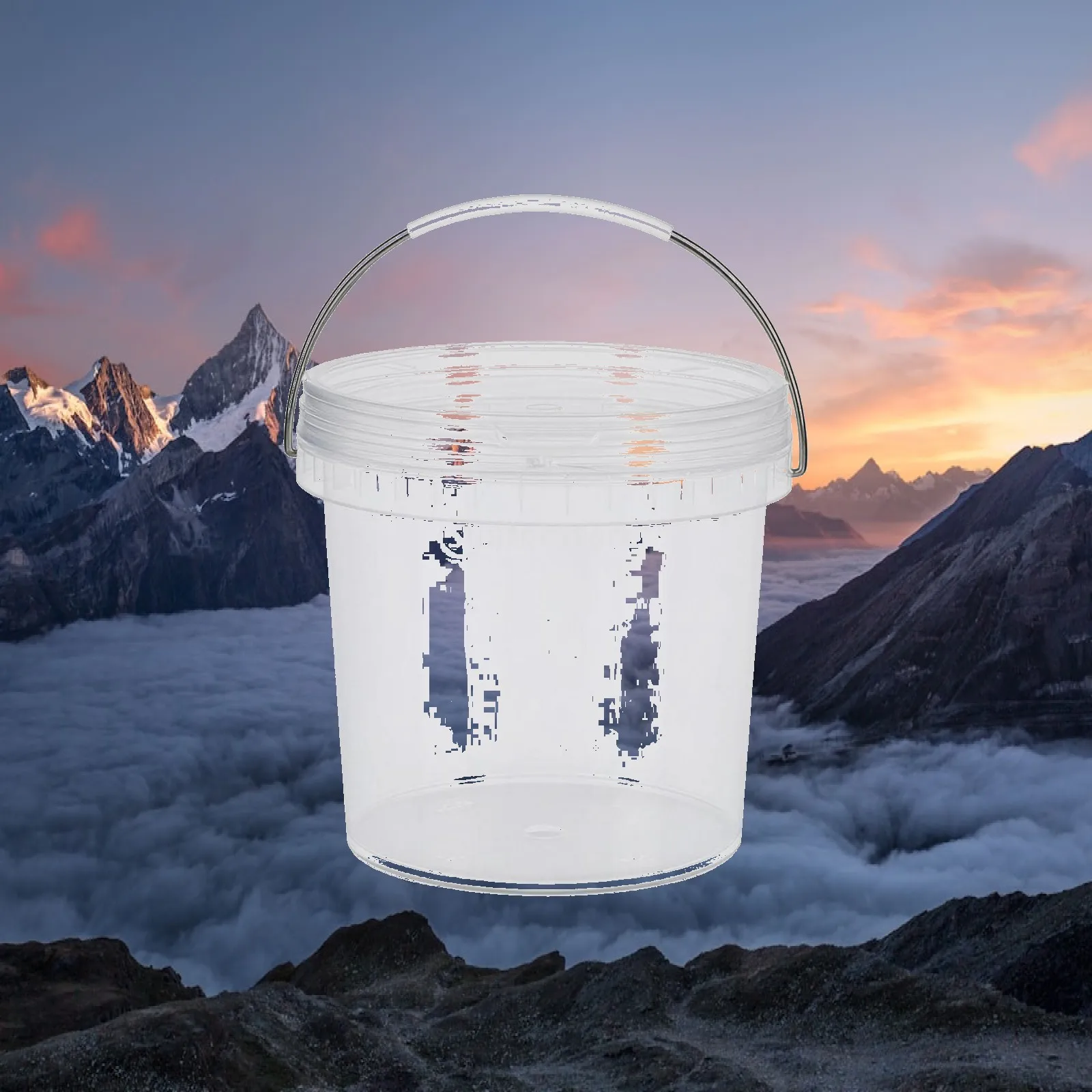 Cylindrical Sealed Industrial Barrel PP Food Grade Container with Wide Opening for Bulk Dry Goods Storage Home Pantry