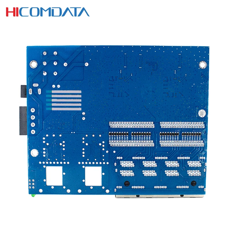 HICOMDATA 1000Mbps محول الشبكة إيثرنت جيجابت 2 SFP 8 RJ45 10 منفذ الألياف التبديل PCBA