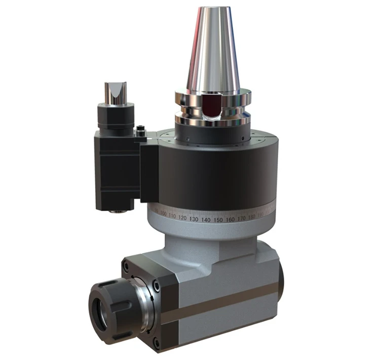 

90-градусные фрезерные головки BT30 BT40 BT50 ER25 ER32 ER40 Угловая головка для центра с ЧПУ