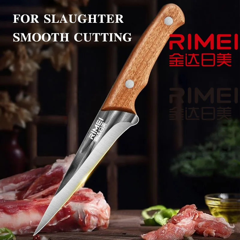 RIMEI Stainless steel Forging Butcher's Butcher's knife High hardness boning, cutting meat and fruit peeling knife for chefs