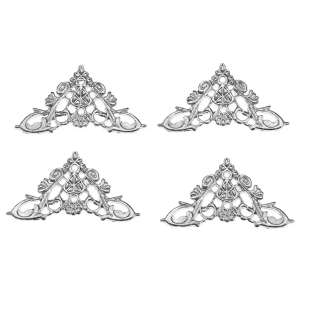 

4Pcs Feet Leg Jewelry Box Edge Corner Gifts Case Decorative Protector Corner Brackets Scrapbook Album Furniture Hardware