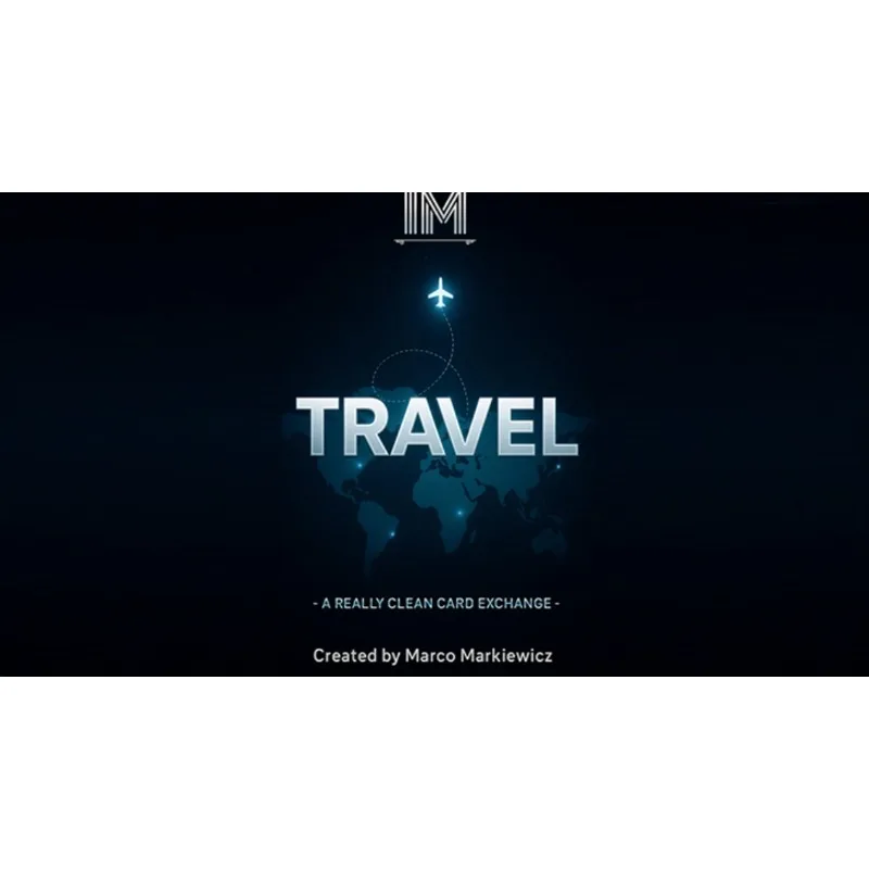 Travel (Red/Blue) By Marco Markiewicz Card Magic Trick Decks Close Up Performer Beginner Magician Magic Trick Props Illusion