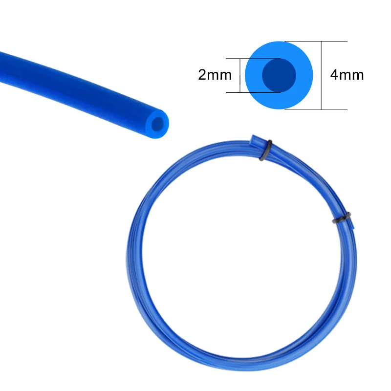 Tubo de alimentação do ptfe do filamento para o creality ender 3 cr10 anet et4 et5, peça da impressora 3d bowden, 1.75mm em tamanho, 1/3/5m