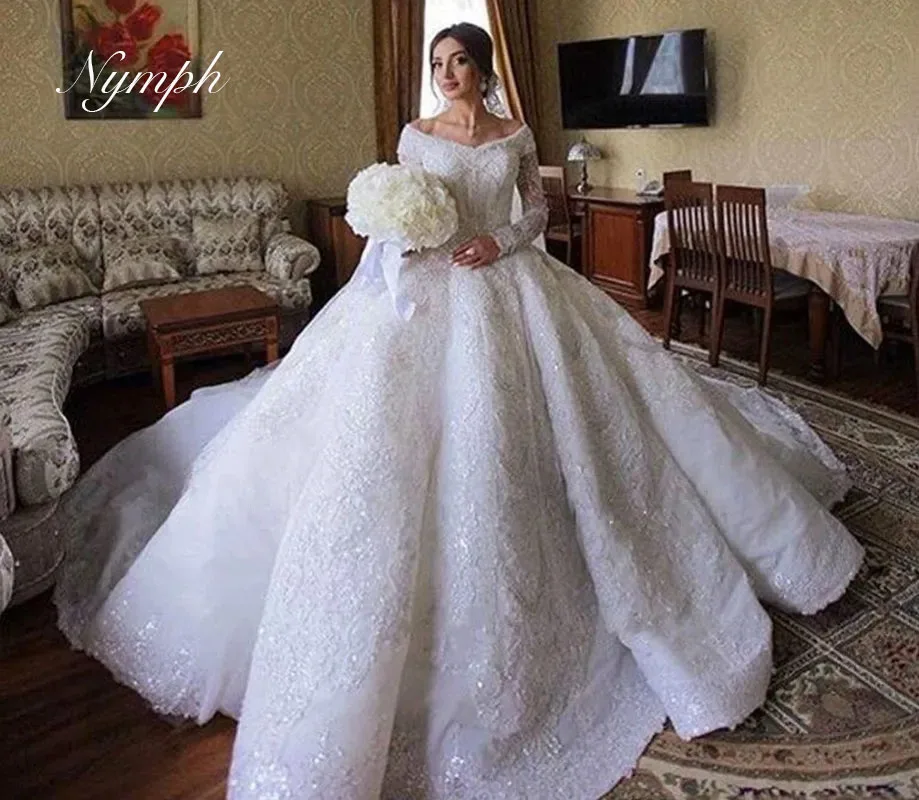 فساتين زفاف فاخرة من الدانتيل والخرز 2025 ثوب حفلة أنيق دبي زي العرائس الزواج المملكة العربية السعودية مخصصة فيستدوس دي نوفيا