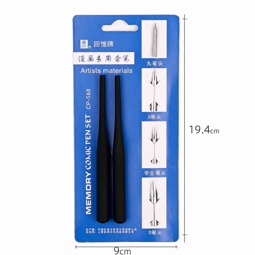 Fountain Pens Manga Calligraphy Dip Pen+4 Nibs Signature Lettering Calligraphy Dip Pen Kit Sketching Drawing Comic Dip Pen - view 6
