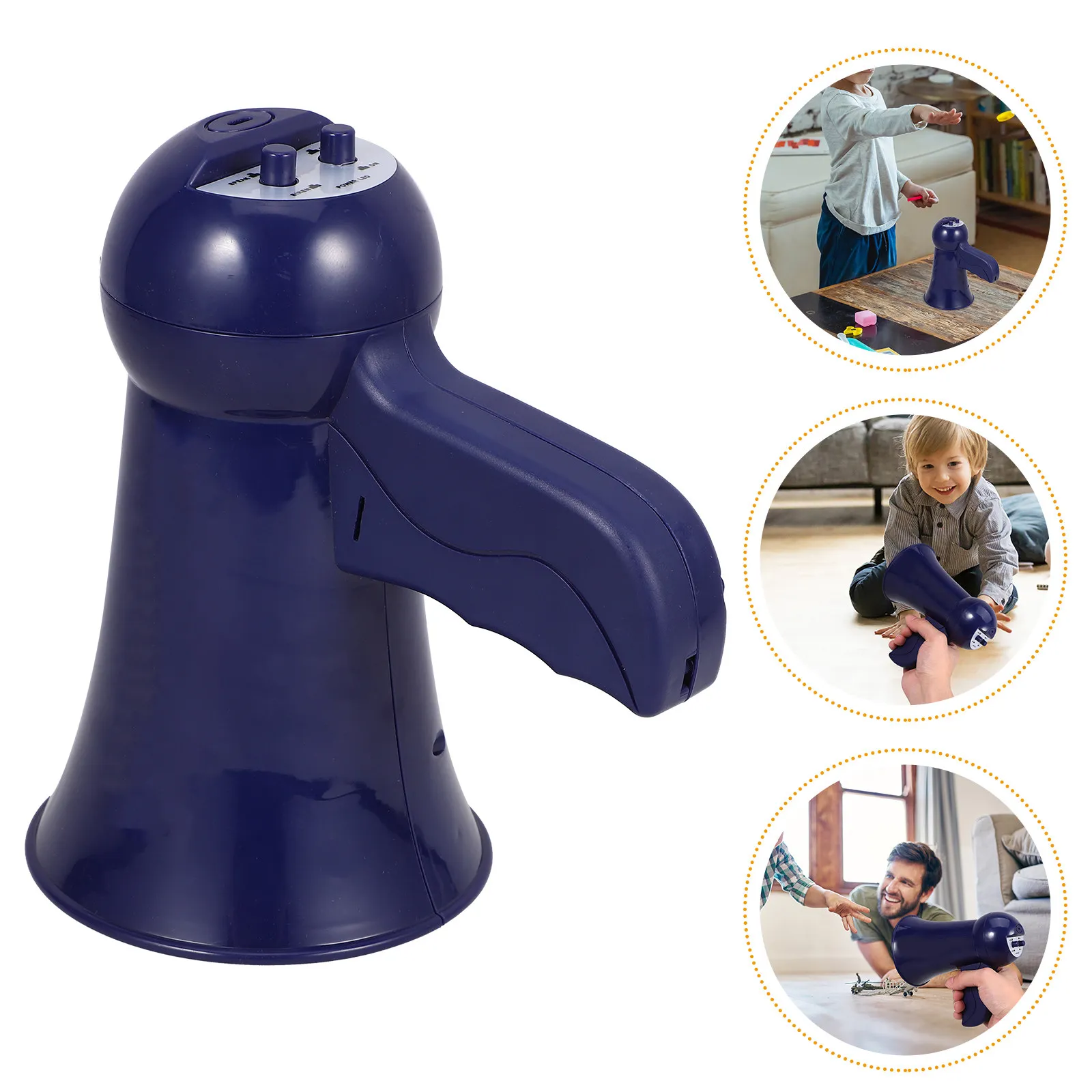 

Pretend Play Megaphone Kids Simulation Megaphone Easy to Hold Voice Amplifier for Role Playing Games Pretend Toy