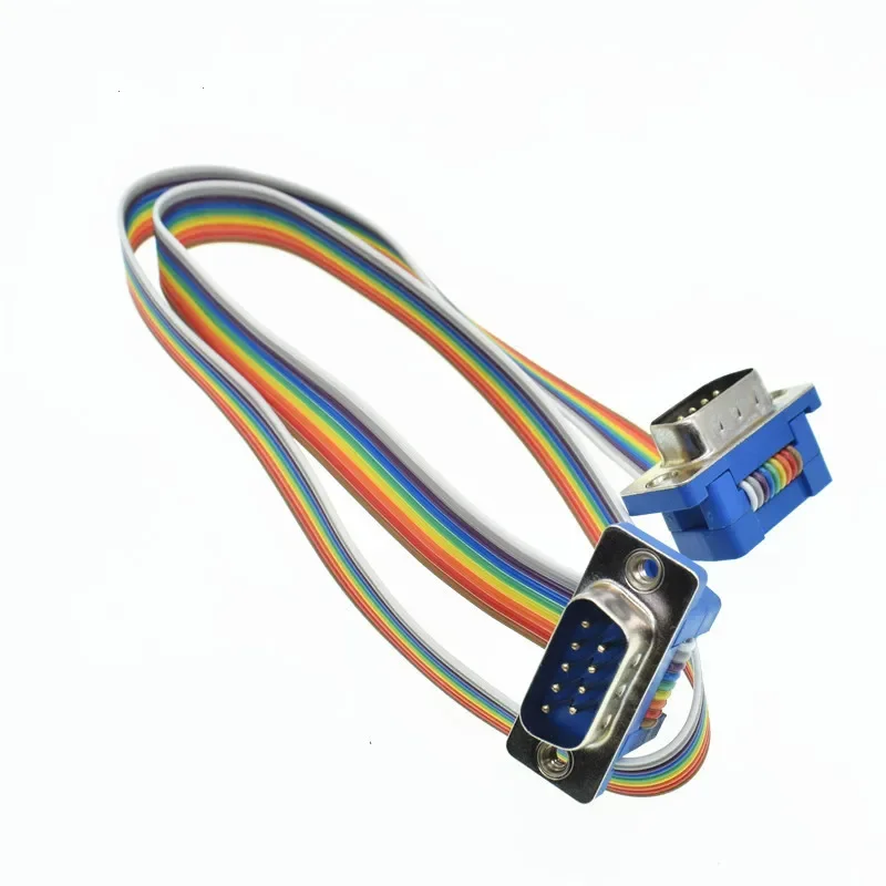 DB9 ribbon cable DIDC-9P male to male cable DIDC DR9 COM connector cable