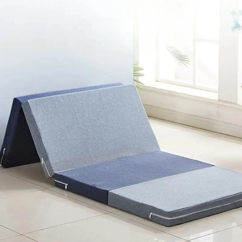 Portable Office Nap Mats  Floor Spreads Artifact Folding Mats Thick Tatami Mattresses Sponge Lunch Break Mats