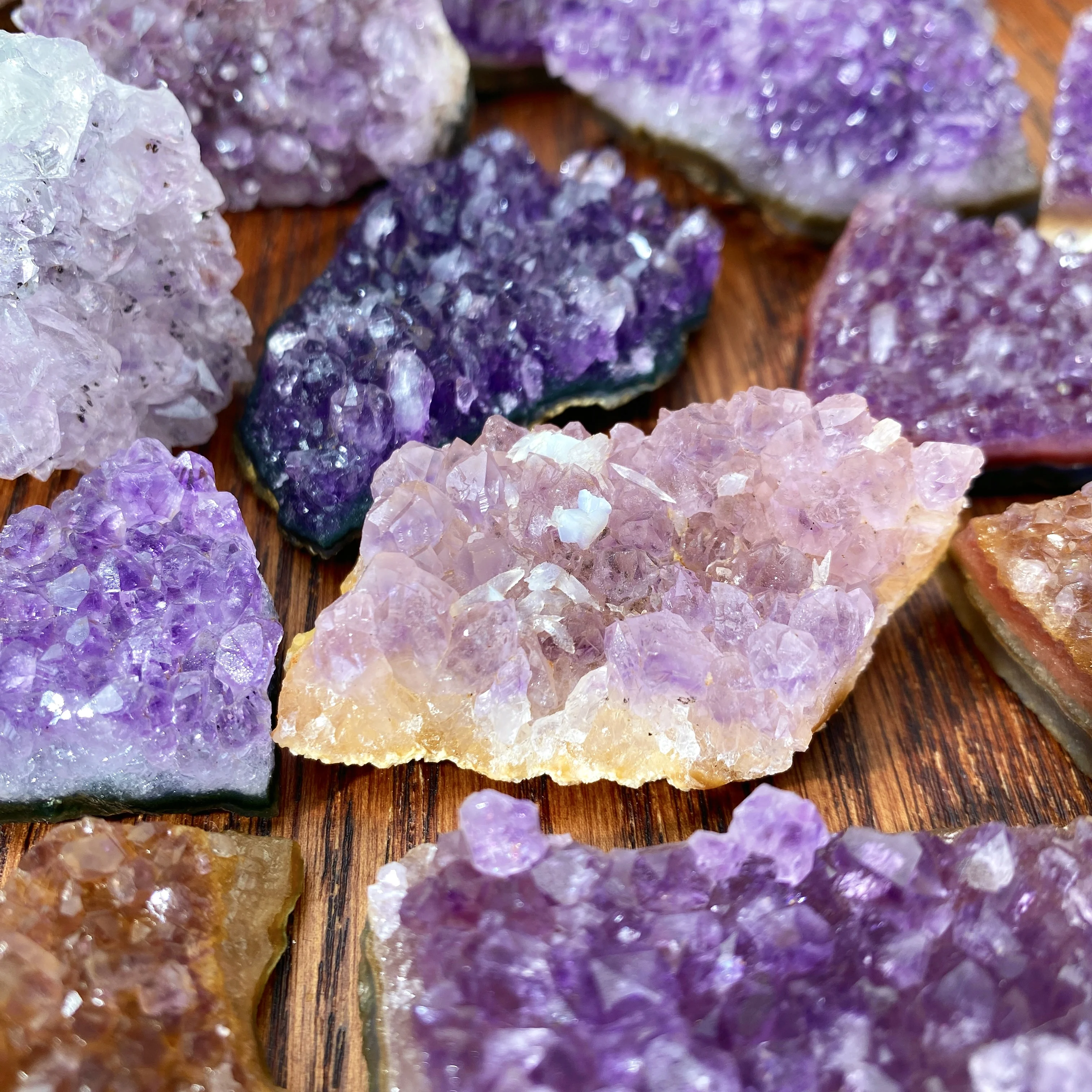 One Item One Photo Amethyst Cluster,Stone Collections,Excellent Gifts,Family And Friends Gift,Home Decoration.