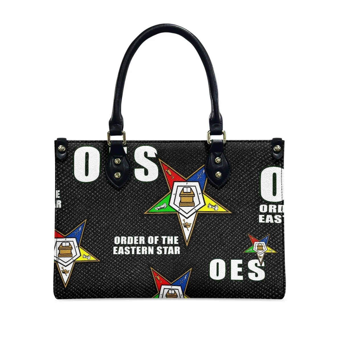 OES Sisterhood Luxury Handbags for Women Custom Purse Eastern Star Dropshipping PU Leather Christian Bags Woman Totes Custom