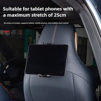 Car Phone Holder For BYD Atto 3 Song Plus Yuan Plus 22-24 Seagull Back Seat Bracket For IPAD Support Accessories Parts