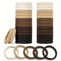 Heavy Duty Hair Ties 99 Pack, Thick Large No Crease Hair Bands for Women, Bulk Elastic Ponytail Holders for Thick Hair & Braids, - Image 3